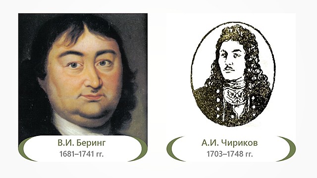 В. Беринг; А.Чириков