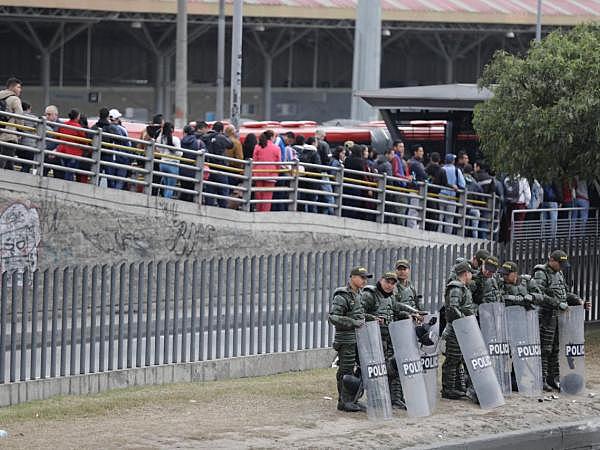 primer día del paro