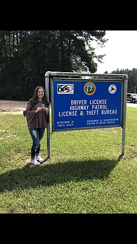 Obtuve mi permiso de conducir