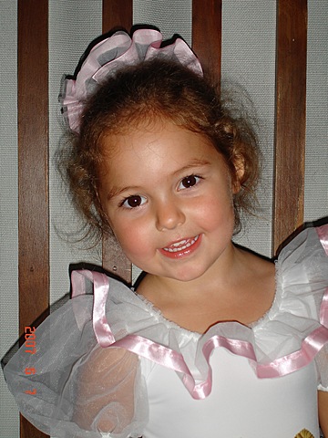 Fui a mi primer recital de baile.