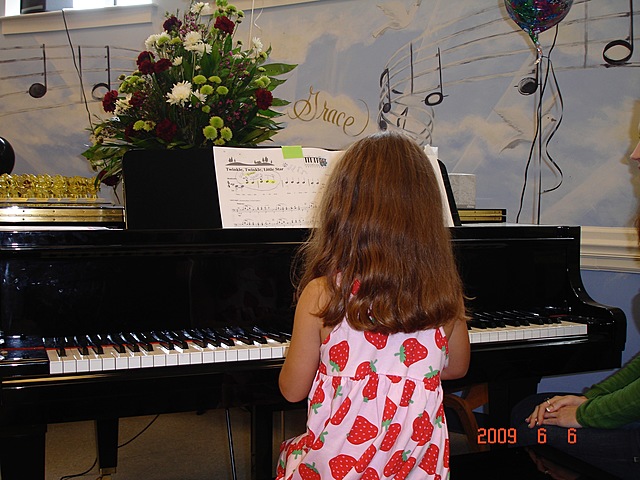 Toqué a mi primer recital de piano
