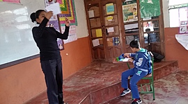 Timeline: LA PRÁCTICA EDUCATIVA COMUNITARIA DEL AÑO 2019 - 2020