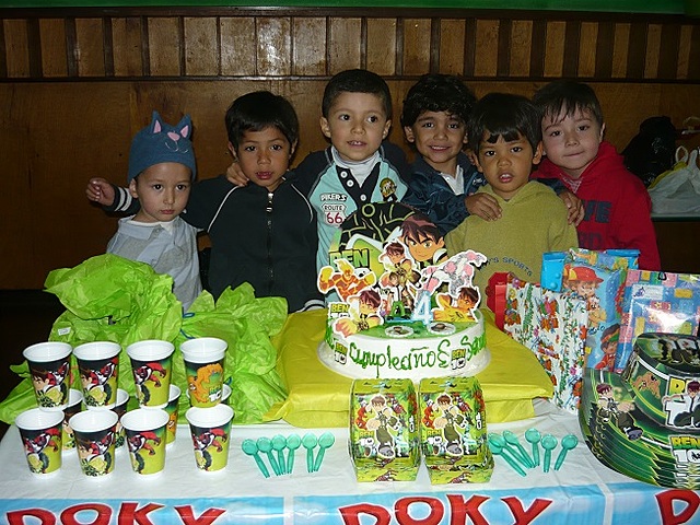 Celebré mi cuarto Cumpleaños en el Jardín