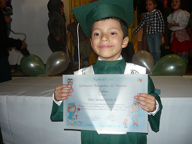 Terminé y me gradue de preescolar