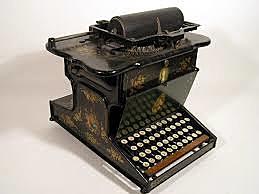 A máquina de escrever