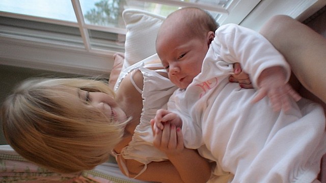 mi hermana nació cuatro años después