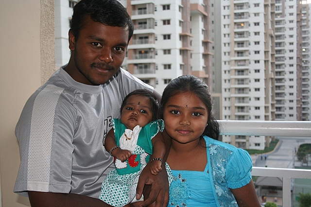 Mi hermanita nació.