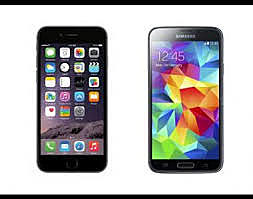 Galaxy S5 y Iphone 6