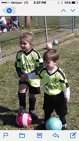 Empecé jugar al fútbol.