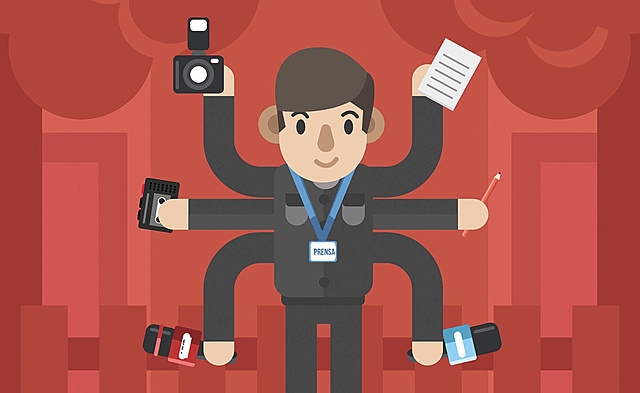 Empezó a ejercer como periodista