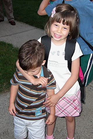 Mi primera dia de escuela, yo fue a la kinder