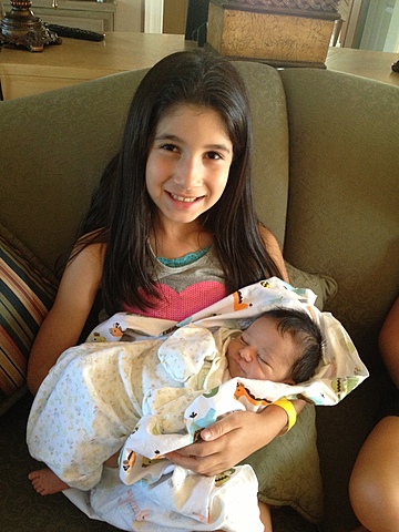 Mi hermana, Alexa, nació.