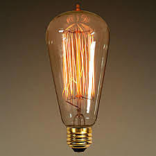 Edison invents the incandescent light bulb