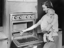 First microwave oven