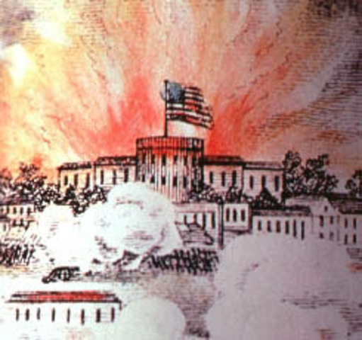 The British burn Washington