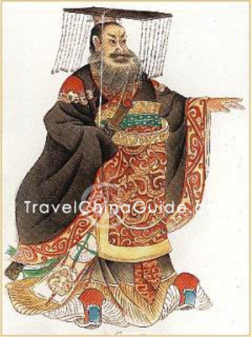 Qin Shi Huangdi decides to join exsisting border walls to form a united defence against the Mongols