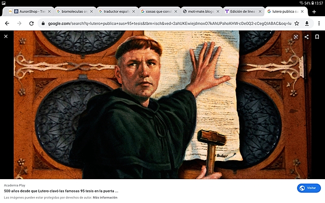 Lutero publica su 95 Tesis