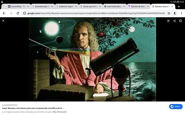 Newton anuncia sus principios matemáticos