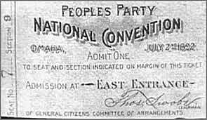 Convention of Populists in Omaha