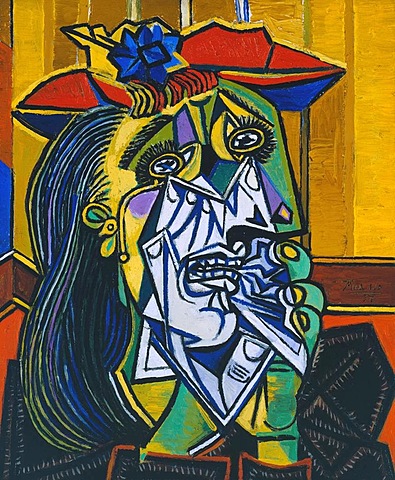 Prof - Le dessin: expression d'une intériorité / Pablo Picasso - "Femme qui pleure" (huile sur toile, 60 x 50 cm, Tate Modern, Londres, Cubisme)