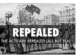 Townsend act repealed