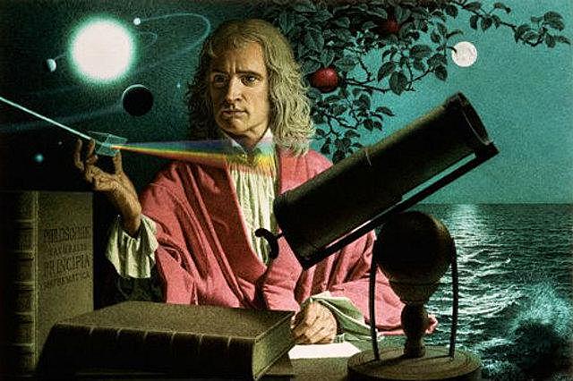 Newton enuncia sus principios matemáticos.