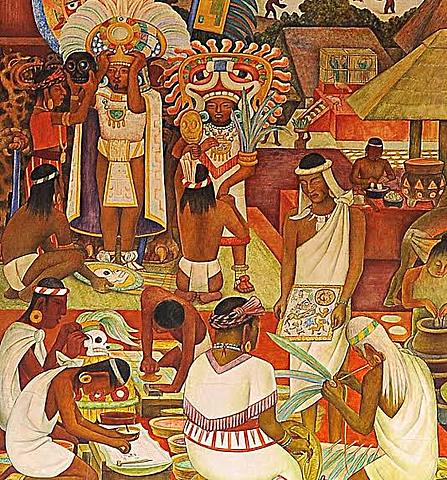 Zapoteca. Pinturas murales