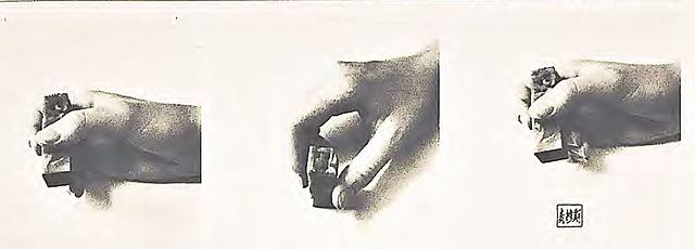 Se utilizan los chops como sello identificador.