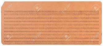 Tarjetas perforadas