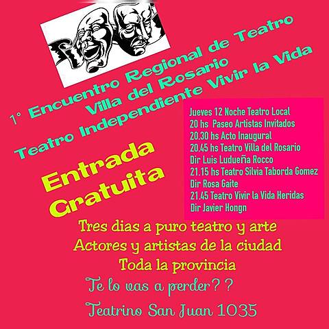 1º ENCUENTRO REGIONAL DE TEATRO