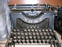 La primera maquina de escribir