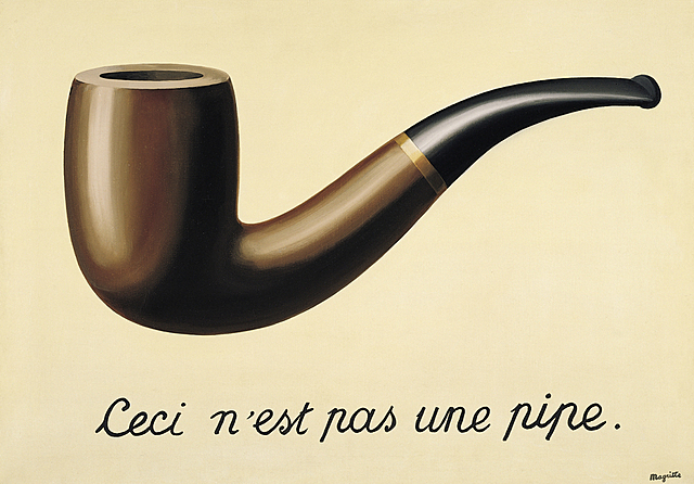 Prof - Le rapport au réel: mimêsis, ressemblance, vraisemblance / René Magritte - "La Trahison des images" (huile sur toile, 59 × 65 cm ; Los Angeles County Museum of Art)