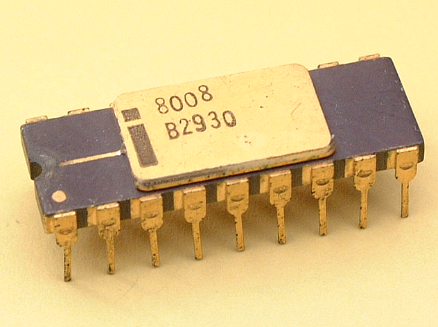 Procesador Intel 8008.