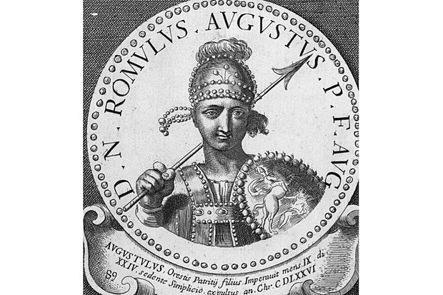 Romulus, the last emperor of the Occident Roman Empire.