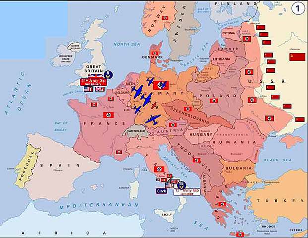 la expansión de la segunda guerra mundial