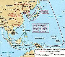 la ofensiva japonesa 1941