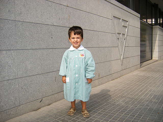 Primer dia a l'escola