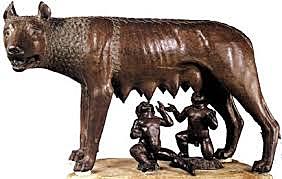 L’escultura de romul i rem.