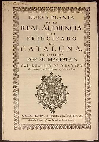 Abolició de les institucions de Catalunya