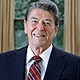 Ronald reagan presidential portrait crop