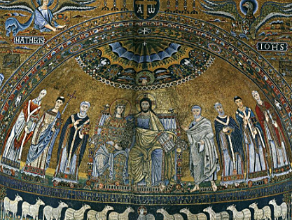 Mosaics en Santa Maria in Trastevere