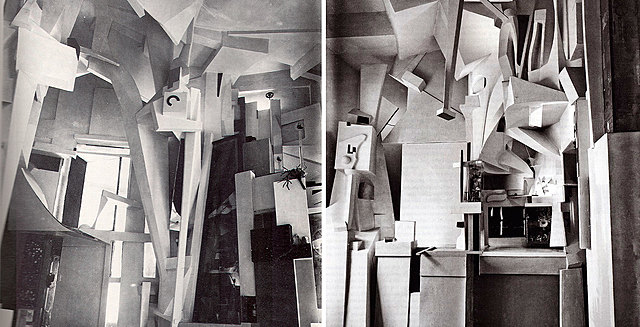 Prof - L'espace comme matériau et support possible / Kurt Schwitters - "Merzbau"