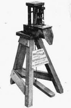 Primera máquina de cocer.