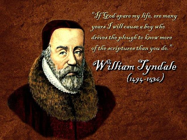 William Tyndale studies in the university at Wittenberg and plans to translate the Bible into English