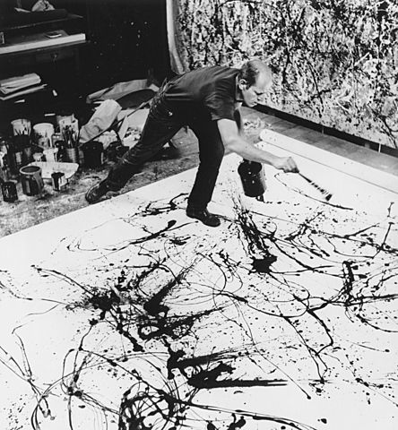 Prof - Le corps, les gestes, les instruments / Jackson Pollock: "Drippings" (peintures sur toile)
