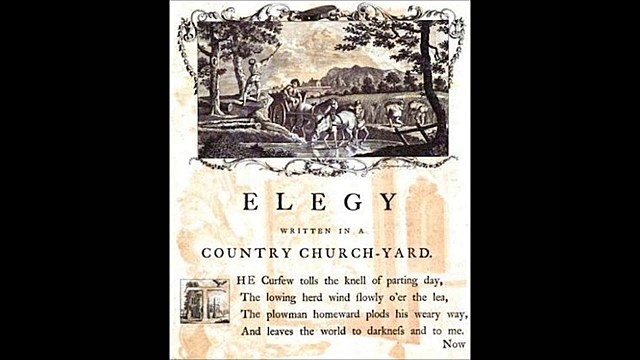English poet Thomas Gray publishes his Elegy written in a Country Church Yard