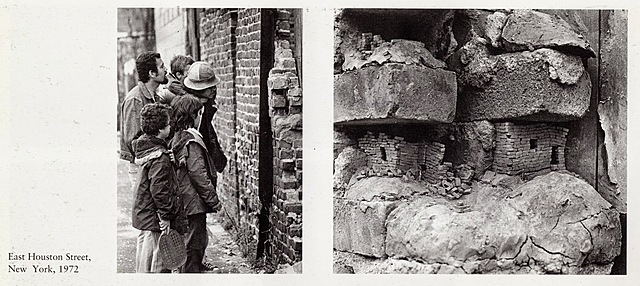 Prof - Le format et la perception / Charles Simonds: "Dwellings" (Les "Demeures" des "Little People", architectures miniatures en argile, sable et bois)