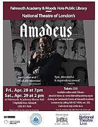 Peter Shaffer's play about Mozart, Amadeus, has its premiere in London