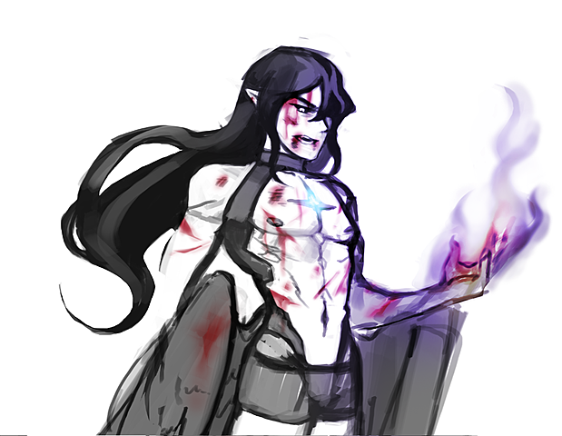 Kyle se sauve du laboratoire humain et se cache dans une forêt