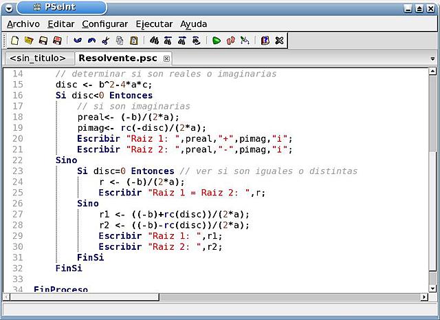 Programas interpretes